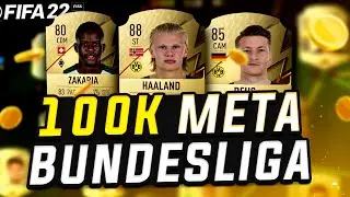 FIFA 22 OVERPOWERED 100K BUNDESLIGA META SQUAD | FUT 22 SQUAD BUILDER ️&zwj;🔥