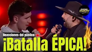 El p&uacute;blico reacciona a la batalla de Thomas Guzm&aacute;n vs. Pablo Cuello en La Voz Argentina 2025