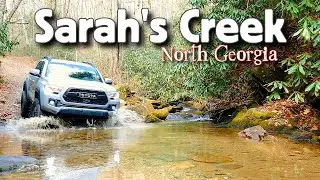 Camping and Off-Roading in North Georgia - Sarah's Creek
