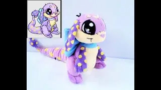 Plush commission from drawing