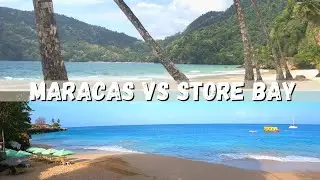 One Day, Two beaches, Two Islands | Maracas Bay vs Store Bay  🇹🇹