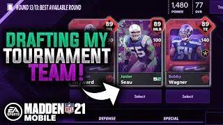 DRAFTING MY ULTIMATE TOURNAMENT TEAM! - Madden Mobile 21
