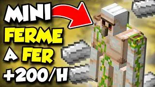 FERME &Agrave; FER FACILE sur MINECRAFT BEDROCK 1.21 (+200/h) 😲