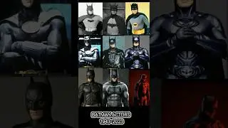 BATMAN ACTORS EVOLUTION 1943-2023 #shorts #youtubeshorts #batman #evolution