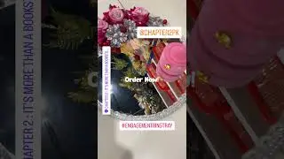 💍 Elegant Engagement Ring Tray with Pink Floral Decor | Mirror Tray by Chapter2PK ✨