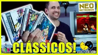 Cl&aacute;ssicos do NeoGeo CD prensados c manual r&eacute;plicas da NEORETROBOX! Colecionar games gastando menos!