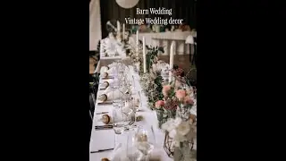 Vintage wedding decor for inspiration || Ideas for a barn wedding.