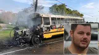 Madison Township man helped students escape school bus fire