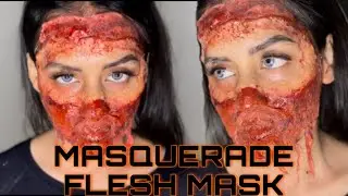 MASQUERADE FLESH MASK Halloween SFX Makeup Tutorial
