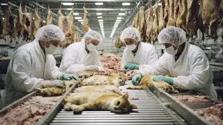Inside the Cat-Leather Factory: From Cat Skin to Luxury Products (Full Process)