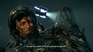 Encounter with Higgs in Port Knot City - Death Stranding Director's Cut