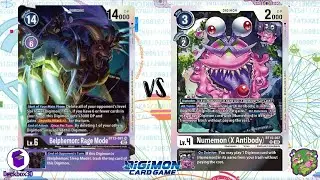 DIGIMON TCG: Local match Belphemon (Purple) vs Numemon X (Black) | THIRD IMPACT