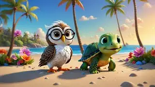 Seven Little Turtles Say the Days | Fun Turtle Learning for Kids | Nursery Rhymes and Early Learning
