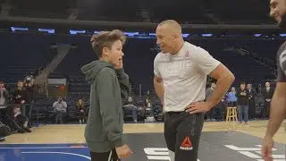 UFC 217: Open Workout Highlights