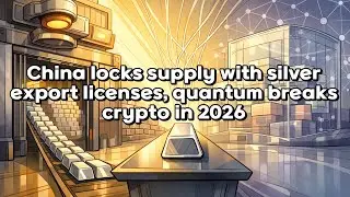 [audio] China locks supply with silver export licenses, quantum breaks crypto in 2026