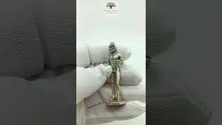 Vintage Italian Handmade Sterling Silver 925 Riace Bronzes Calabria Figurines - Vintage Silver