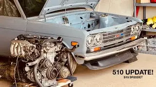 Datsun 510 Build Update | S15 SR20det installed!!!!