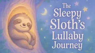 🌙 The Sleepy Sloth's Lullaby Journey 🦥✨  A Gentle Bedtime Story for Kids