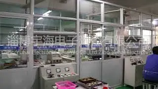 Poling of piezoelectric ceramic elements