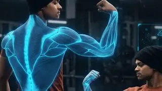 Biceps exercise with dumbbell 