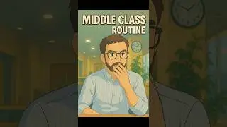 Middle Class Routine ❤️✨ #vlogvideo #trendingshorts #gymlife #relatable #minivlog