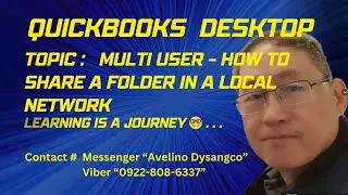 QBD Multi User   How to share a folder in a local network