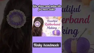 How to Crochet  2 Layer- Scrunchies for Christmas #crochet #diy #crochetscrunchies #crochettutorial