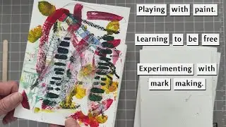 Мой путь творческой перезагрузки продолжается ~ Больше рисунков и игр с краской #живопись #игра #...