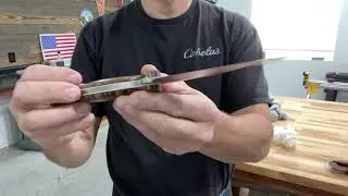 Stan&rsquo;s custom hand made knife- The Montana with gut hook- full video display