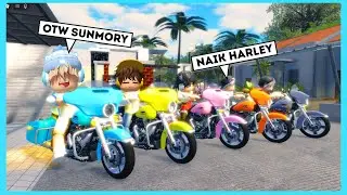 Bang Boy Dan Chio Sunmory Naik Harley Davidson Di Game Roblox Herex Simulator HSI Max