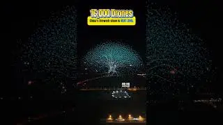 16,000 drones light up the sky of Liuyang🎆