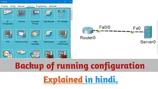 | CCNA 200-301 | How to take backup of running-configuration | Cisco Router |