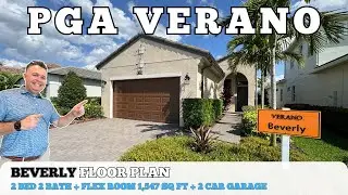 Detailed BEVERLY Model Home Tour In PGA Verano Port St Lucie Fl