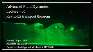Lecture-05: Reynolds Transport Theorem from Continuum Kinematics