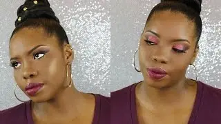 Bomb beginner friendly burgundy+Artist couture diamond glow powders!