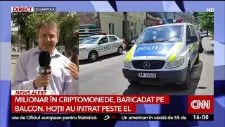 Milionar &icirc;n criptomonede, baricadat pe balcon. Hoții au intrat peste el