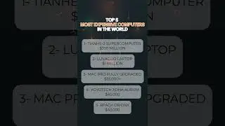 TOP 5 MOST EXPENSIVE COMPUTER IN THE WORLD