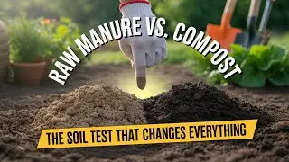 Raw Manure vs. Compost: I Buried BOTH... Here's What Happened To My Soil!