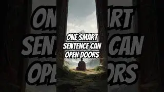 One Smart Sentence Can Open Doors | Ancient Wisdom Unlocked