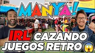 🔴 IRL: Exploramos la FERIA MANYA: ¡Videojuegos retro, figuras épicas y más! 🎮✨