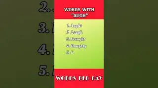 Words with 