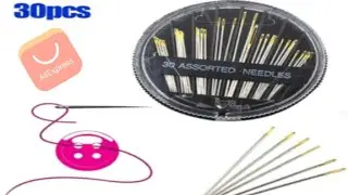 Sewing needles (30 pieces) from Aliexpress. // Швейные иглы (30 штук) с AliExpress.