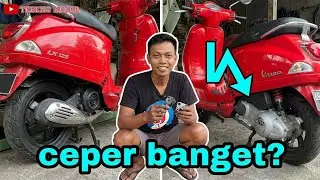 Cara pasang lowering kit vespa lx 125 supaya bisa diatur tinggi rendahnya