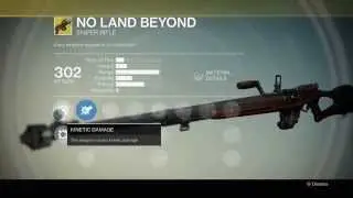 Destiny No Land Beyond - Primary Sniper Rifle