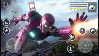 Iron Super Rope Hero - Gangstar Crime city #1 (by Little Dev Story) - Android Game Gameplay