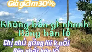 Chị chủ ng&ocirc;p ng&acirc;n h&agrave;ng n&ecirc;n muốn b&aacute;n nhanh l&ocirc; đất