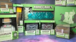UNBOXING EVERY MINECRAFT MOVIE COLLECTIBLE FROM NOBLE COLLECTION! LIGHT UP POTION, TORCH, DIAMOND!