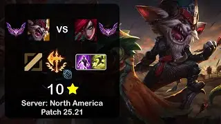 Kled Mid vs Katarina - NA Master - Patch 25.21
