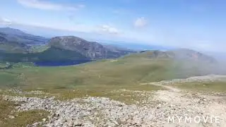 Summit of Snowdon, 3560 ft(1085m). Highest peak in Wales!