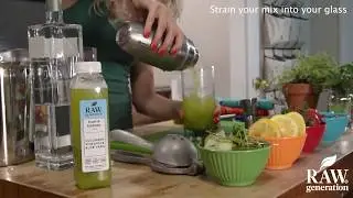 Raw Generation's Heal & Hydrate Cocktail: Cucumber Lime Thyme Cooler (1:34)